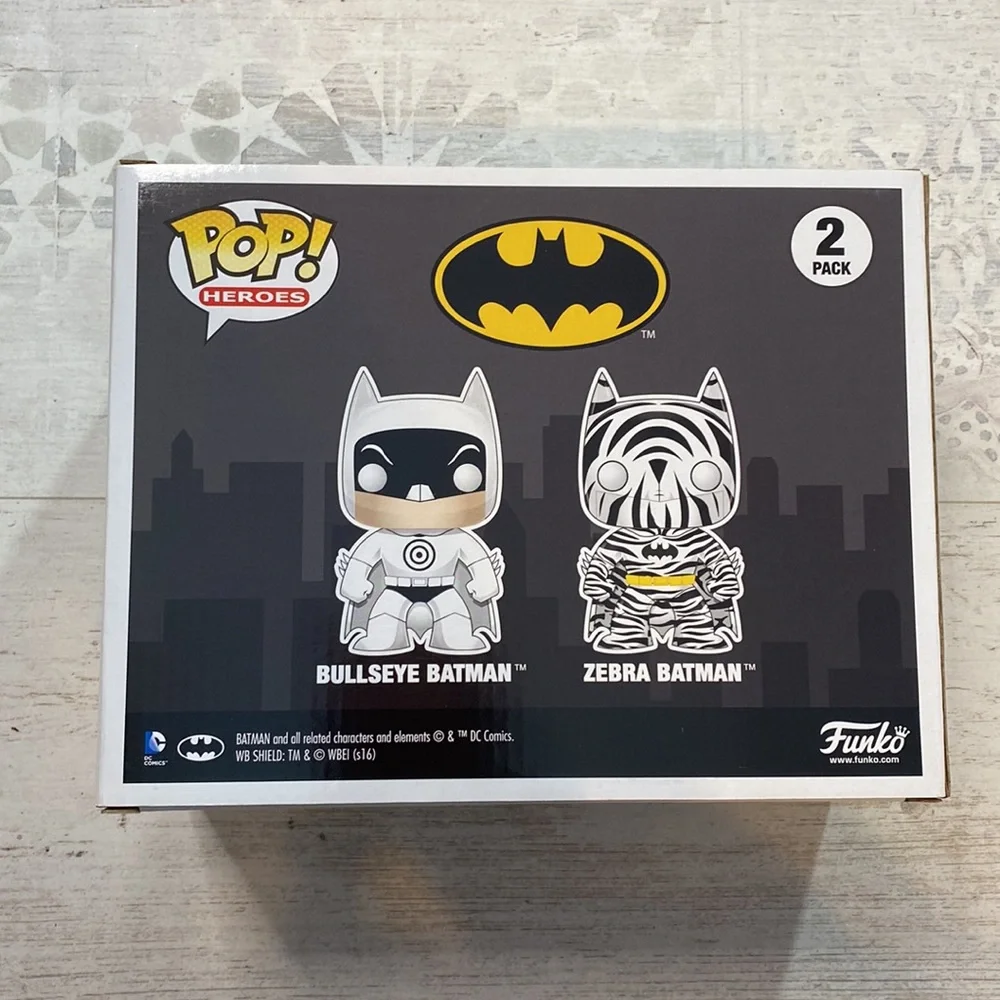 Funko Pop Zebra & Bullseye Batman Exclusive Figures - Picture 6 of 9